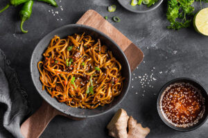 Cantonese-style Pan-fried Noodles