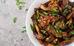 chinese eggplant with garlic sauce 1