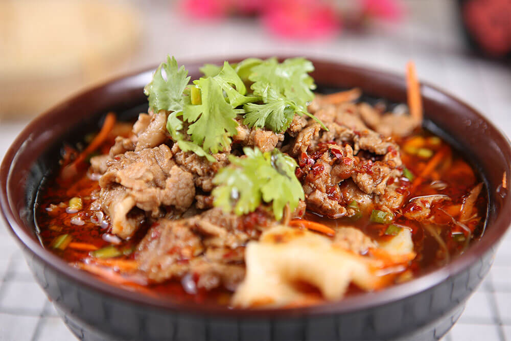 cumin lamb at Gene's Chinese Flatbread Cafe