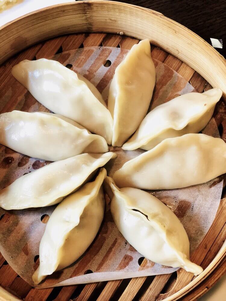 lamb dumplings at Duck House Chinese Restaurant