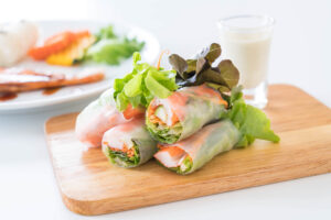 veggie spring rolls